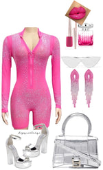 Load image into Gallery viewer, Pink Fantasy Romper
