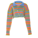 Laden Sie das Bild in den Galerie-Viewer, Fuzzy Striped Sweater
